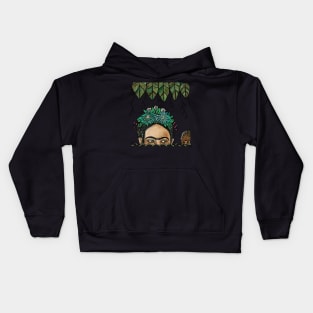 ESCONDIDA FRIDA with Capuchin Monkey Kids Hoodie